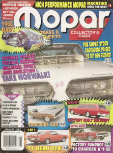 MOPAR COLLECTORS GUIDE 2002 JAN - FACTORY SUNROOF RT-SE, CANOPY HEMI GTX